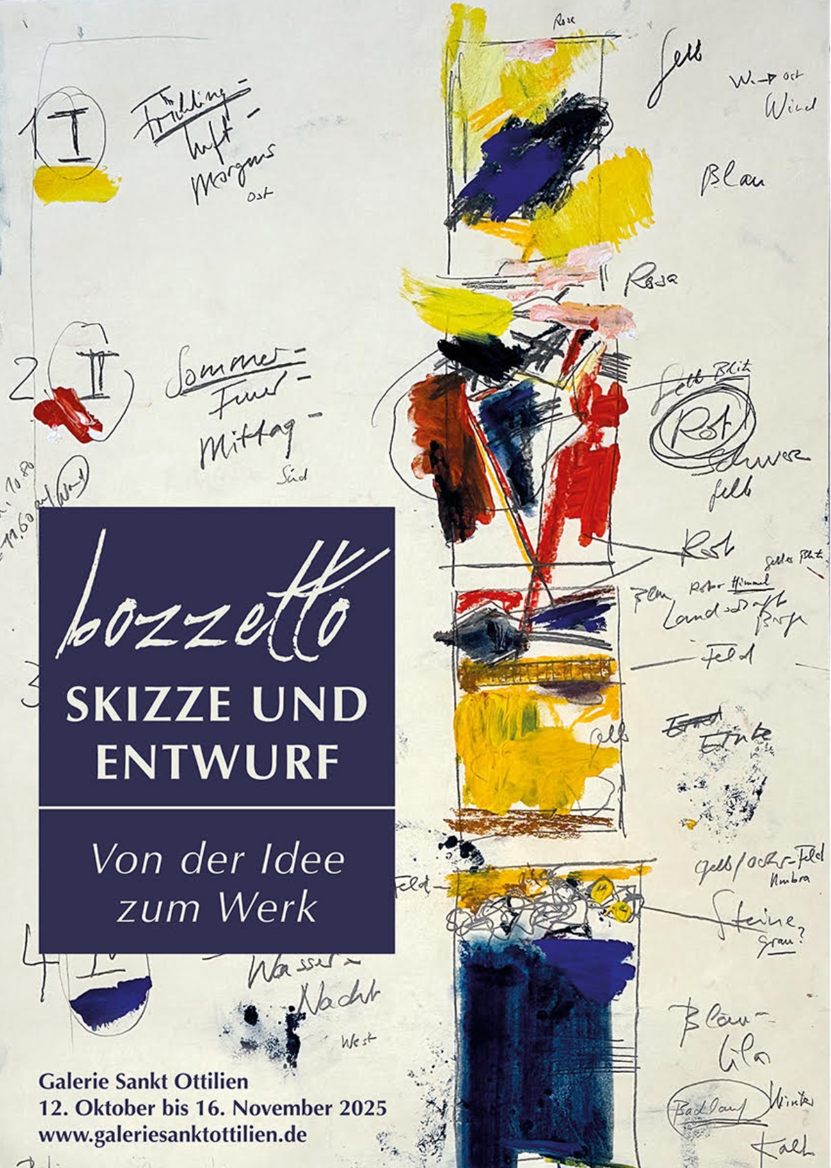 Bozzetto, Skizze und Entwurf
